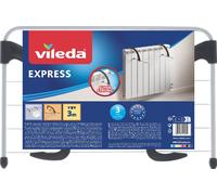 VILEDA Tendedero de Ropa de Radiador Balcón Acero y Resina 3m Interior Exterior