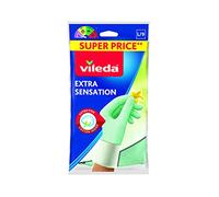 Vileda - Extra Sensation - Guantes multi-usos, talla L