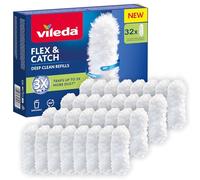 Vileda Flex & Catch Recambio para Plumero | Recambios para Limpieza Profunda | Atrapa 3 Veces más Polvo Que un Plumero Tradicional