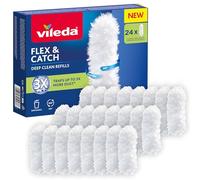 Vileda Flex & Catch Recambio para Plumero | Recambios para Limpieza Profunda | Atrapa 3 Veces más Polvo Que un Plumero Tradicional