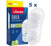 Vileda flex & catch refills - 5 piezas de recambio para quitar el polv