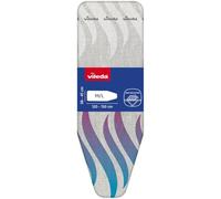 Vileda Funda para tabla de planchar Total Reflect – Refleja vapor, Gris 120-130x38-45 cm