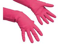 VILEDA | Guante ultraprotectores rojo - Talla Grande - Caja 5 paquetes de 10 pares