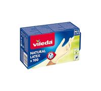 Vileda Guantes desechables 100 uds. M/L | Color crudo