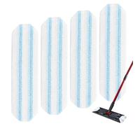 Vileda H2PrO - Juego de 4 tapas de repuesto para lavavajillas de microfibra para lavavajillas, elimina la suciedad dura, fácil fijación al marco, lavable, para todas las superficies