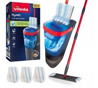 Vileda H2prO mopa plana 3 fundas microfibra 2 depósitos 1,2 L