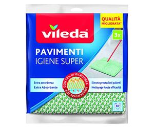 Vileda - Igiene Super - Bayeta Microfibra - 3 unidades