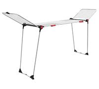 Vileda Infinity Flex - Tendedero Plegable Grande con Estante Telescópico Extensible hasta 205 cm | Fabricado en Acero y Aluminio | Ideal para Interior y Exterior