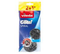 Estropajo Vileda 3 Piezas Gris Acero Inoxidable