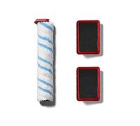 Vileda JetClean - Juego de Accesorios para Limpieza de Suelos, Incluye 2 filtros Dobles y 1 Rodillo de Microfibra, Color Blanco, Rojo, Normal