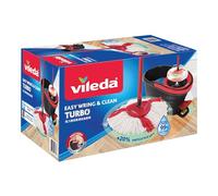 Kit fregona c/palo telescópico + cubo escurridor VILEDA clean&wring