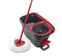 Vileda Kit Completo Cubo Con Pedal Turbo Smart Con Escurridor Mango Y Mopa