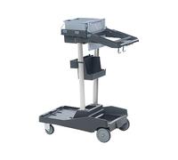 Vileda Lavado carro vole OPro estándar - Flexible, ahorra espacio & compacta - Incluye cubo 2 & sackh Projector de basura con tapa - 92 x 51,5 x 112,5 cm - 1 pieza