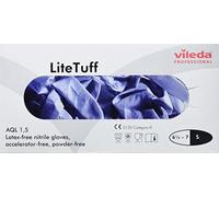 Vileda Litetuff Guantes Nitrilo, Talla Pequeña - 100 Unidades