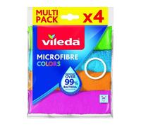 Vileda Paño Microfibra Color Pack 4