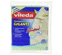 Vileda Pavimenti Gigante +30% Microfibra 50x60cm 3pz Hogar, Poliuretano, Blanco, Extra Extra Large, 3