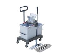 Vileda Professional UltraSpeed Pro Kit, Doble Cubo 25L/9L,Mango telescópico