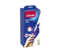 Vileda safe hands ? nitrile gloves s/m 100 pcs