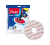 161822 - Recambio de microfibra Spin y Clean para sistema de fregado, color blanco - Vileda