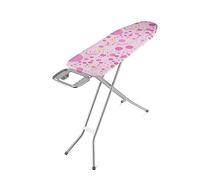 Vileda Star - Tabla de Planchar Plegable con Soporte Antideslizante para Plancha, Incluye Funda de Algodón, Fácil de Transportar y Almacenar, 120x38 cm Regulable en Altura