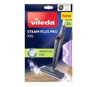 Vileda Steam Plus Pro Sensitive Pad XXL XXL - Almohadilla para superficies grandes, ideal para suelos sensibles