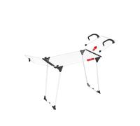 Vileda Tendedero Premium 2 en 1 Ultra robusto | Ala desmontable | Líneas XXL para reducir marcas de alambre en la ropa | 18m espacio secado | Soporte calcetines | Fácil transporte con ruedas