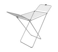 Vileda Tendedero Tendedero de Acero | Alambres Gruesos Antiarrugas | Rejilla de Aluminio | para Interior y Exterior | Plegable