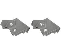 Vileda Toalla Microfibras Pet Pro M I Estructura de gofre | Súper limpio y suave | Tacto suave | Absorbe y seca rápidamente | Limpia y seca rápidamente el pelo de perro y gato. (Paquete de 2)