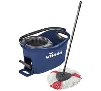 Vileda Turbo Colors - Juego Completo de Fregona y Cubo con Escurridor, Color Azul, 486 X 296 X 293 mm