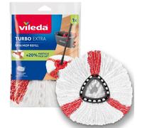 Vileda Repuesto Microfibra Turbo para Fregona Mopa Giratoria 3en1 Casa