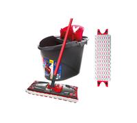 Vileda Ultramat Komplettbox + 2in1 Ersatzbezug Ultramax, Microfibra, Gris Est?ndar, 1,4 kg