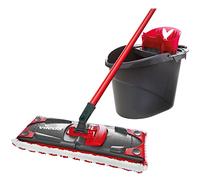 Vileda Ultramax Mop Set fregona Seca y húmeda Negro, Rojo