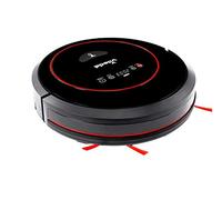 Vileda VR 302 - Robot aspirador autónomo para la limpieza eficaz de suelos y alfombras, aspiradora robótica con función programable y de autocarga, oble filtro y elevada potencia de succión, negro