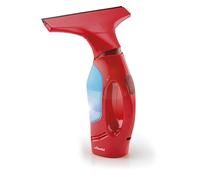 Vileda Windomatic Aspirador de Ventanas con Labio de Goma, Limpiacristales con Cabezal Flexible y Depósito de Agua, Aspiración Vertical y Horizontal, 3 Unidad/Medidas 17.5 x 12 x 32 cm, Color Rojo