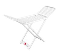 Vileda Zaffiro - Tendedero de Suelo con Caballete, para Exteriores, con Ruedas, Plegable, Espacio de tendido de 20 m, 100% Resina, 182 x 55 x 88 cm