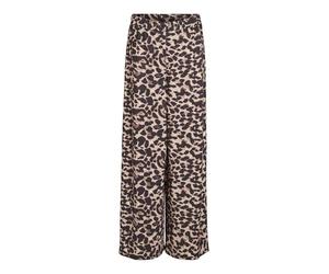 VILEOA RW Wide Pants, Black/AOP: Leo, XL