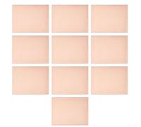 Vilgftyiet 10 tableros revestidos de cobre PCB de una sola cara de 10 x 15 cm, fibra de vidrio FR4 para experimentos de grabado de pasatiempos electrónicos, con lámina de cobre para superficie