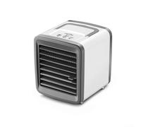 Vilgftyiet 3 en 1 Mini aire acondicionado de coche USB recargable personal enfriador de espacio con función de nebulización humidificador de escritorio ajustable ventilador para vehículo interior al