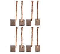 Vilgftyiet 8 escobillas de carbono de 6 x 6 x 10 mm para ventilador de motor, limpiaparabrisas, motor, herramientas eléctricas, accesorios y taladros eléctricos