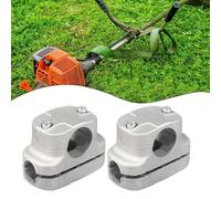 Vilgftyiet Abrazadera de repuesto de aluminio para cortacésped, 26 mm y 28 mm, para desbrozadoras, desbrozadoras y desbrozadoras, antierosión y alta resistencia para jardín y uso comercial