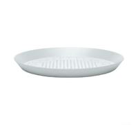 Vilgftyiet Bandeja de aluminio para hornear pizza con agujeros para cocinar uniformemente, sartén redonda perforada para pizzas de corteza rellena y patatas fritas de horno, 30 cm (A-11 pulgadas)