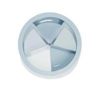 Vilgftyiet Bandeja grande para aperitivos con 5 compartimentos extraíbles, caja apilable de ABS para frutas secas y nueces, organizador de almacenamiento de cocina retro para el hogar, fiesta, oficina