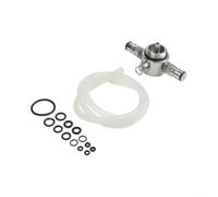 Vilgftyiet Barril delgado de bloqueo de doble bola para mini cabezal de grifo, construcción de acero inoxidable de 45 PSI con juntas tóricas EPDM, compatible con barriles estándar Homebrew y