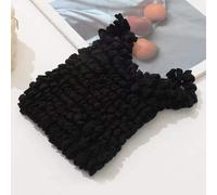 Vilgftyiet Bolsa de compras elástica de gran capacidad, bolsa de burbujas elástica para supermercado, viajes y almacenamiento, plegable y reutilizable, 1 paquete (negro)