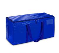 Vilgftyiet Bolsas de embalaje para mudanza, tejido grueso, almacenamiento para ropa, edredones y equipaje, color azul para naranja, paquete de 1 o 4 unidades, azul-4