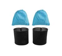 Vilgftyiet Bolsas de filtro textil y elementos de filtro para aspiradoras Karcher MV1, WD1, WD2, WD3 y NT, paquete de 4 unidades A