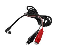 Vilgftyiet Cable de alimentación eléctrico para carrete de pesca con conector de codo de 90° para carretes Daiwa y Shimano, alambre de cobre puro de 2 núcleos, sección transversal de 1,5 mm²