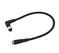 Vilgftyiet Cable de alimentación eléctrico para carrete de pesca Daiwa y Shimano Elbow 2 agujeros conectores de batería, núcleo de cobre de 1,5 mm² con aislamiento de PVC, opciones de longitud de 0,45