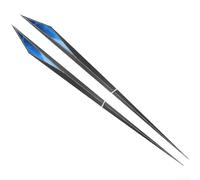 Vilgftyiet Calcomanías laterales de fibra de carbono para coche, calcomanías de vinilo TPU, decoración exterior automotriz y película protectora (azul)