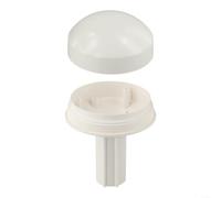 Vilgftyiet Carcasa de antena de navegación GPS, cabeza de hongo para barco marino, carcasa de antena de sincronización exterior ABS con rosca G3/4, caja receptora de señal impermeable 130 x 96 x 34 mm